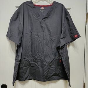 Dickies Men's Black V-Neck Shirt